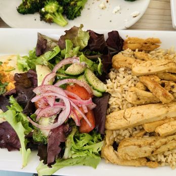 Angelo's - VEGE SCHAWARMA (vege-chicken) PLATE - Italian Near Me - Loma Linda, California