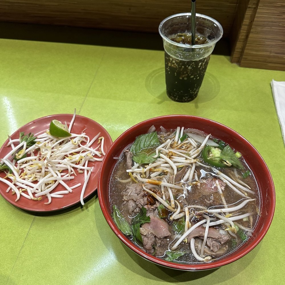 Pho with all the fun stuff. Pho with all the fun stuff.