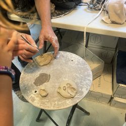 Smoke in the Mountains Pottery - Rob even let the girls make a keepsake! What an amazing and unexpected experience!
