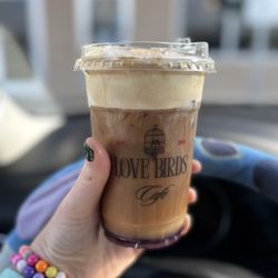 Love Birds Cafe - Springtime blueberry lemon macchiato