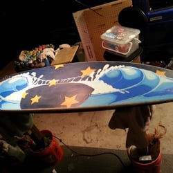 Sean Farmer Surf Art and Designs - Progression photos