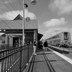 Northbrook Metra Station - My award-winning photo of the Northbrook Metra station