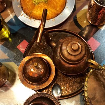 Roman Zaman - Kanafeh and mint tea - Middle Eastern Near Me - Mississauga, Ontario
