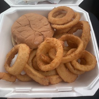 Whistle Stop Stores - Onion rings and bacon cheese burger - Convenience Stores Near Me - Union Hall, Virginia