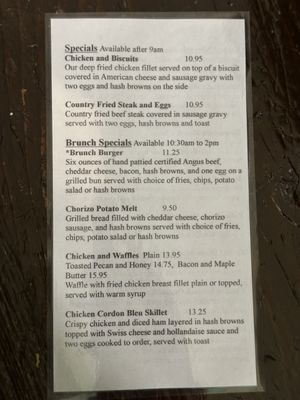 Menu photo 3 Cafe Holiday Woodruff, WI