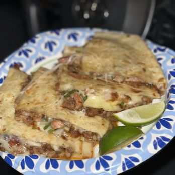 Tacos el charro - Al pastor quesadilla - Food Stands Near Me - San Francisco, California Tacos el charro - Al pastor quesadilla - Food Stands Near Me - San Francisco, California