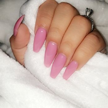 Lush Spa Nails - The PERFECT blush color!!! One of my favorite looks! Lush spa has the BEST color selection!! - Nail Salons Near Me - Chino Hills, California
