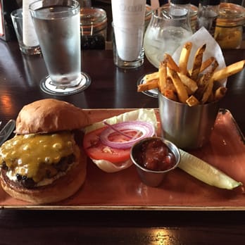 Red Cow North Loop - Ultimate CAB burger with fries - New American Near Me - Minneapolis, Minnesota