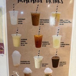 Ph City Vietnamese - Drink menu , June 2026
