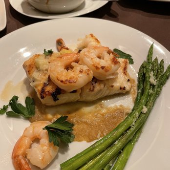 Stone Hearth Grille - Halibut and shrimp - American Near Me - Tropic, Utah Stone Hearth Grille - Halibut and shrimp - American Near Me - Tropic, Utah