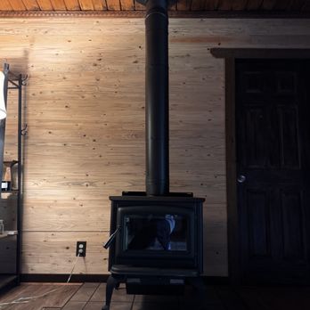 Alpenglow Fireplace Services - Pacific Energy Super LE, installed and ready for the first cold night on the river. - Fireplace Services Near Me Alpenglow Fireplace Services - Pacific Energy Super LE, installed and ready for the first cold night on the river. - Fireplace Services Near Me