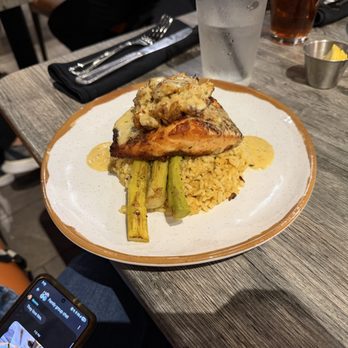 Flavor Hills - Salmon, rice, Asparagus, crabmeat - Southern Near Me - Raleigh, North Carolina Flavor Hills - Salmon, rice, Asparagus, crabmeat - Southern Near Me - Raleigh, North Carolina