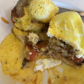 Cafe Karibo - Crabby eggs benedict - Seafood Near Me - Fernandina Beach, Florida Cafe Karibo - Crabby eggs benedict - Seafood Near Me - Fernandina Beach, Florida
