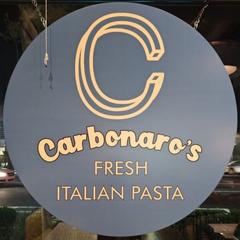 Carbonaro's - Sign on a front window - Italian Near Me - San Diego, California Carbonaro's - Sign on a front window - Italian Near Me - San Diego, California