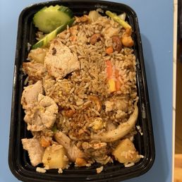 Pineapple fried rice with pork Pineapple fried rice with pork