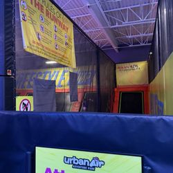 Urban Air Adventure Park - Naperville - Closed tumble track. Remember NO FLIPPING!