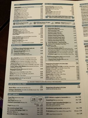 Menu photo 2 The Sir John Oldcastle London, XGL Menu photo 2 The Sir John Oldcastle London, XGL
