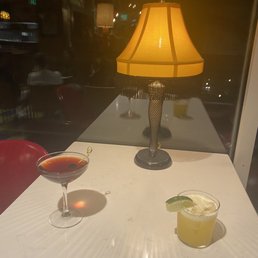 Manhattan and passion fruit margarita Manhattan and passion fruit margarita