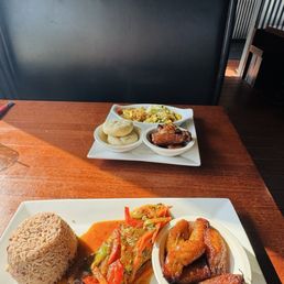 I ordered Brown stew but got jerk salmon. It was spicy. I was still forced to pay full price. I ordered Brown stew but got jerk salmon. It was spicy. I was still forced to pay full price.