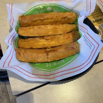 Farmer Boys - Fried zucchini- this is one order. They are huge . Took home placed in air fryer and worked perfectly to warm. - Breakfast & Brunch Near Me - Modesto, California Farmer Boys - Fried zucchini- this is one order. They are huge . Took home placed in air fryer and worked perfectly to warm. - Breakfast & Brunch Near Me - Modesto, California