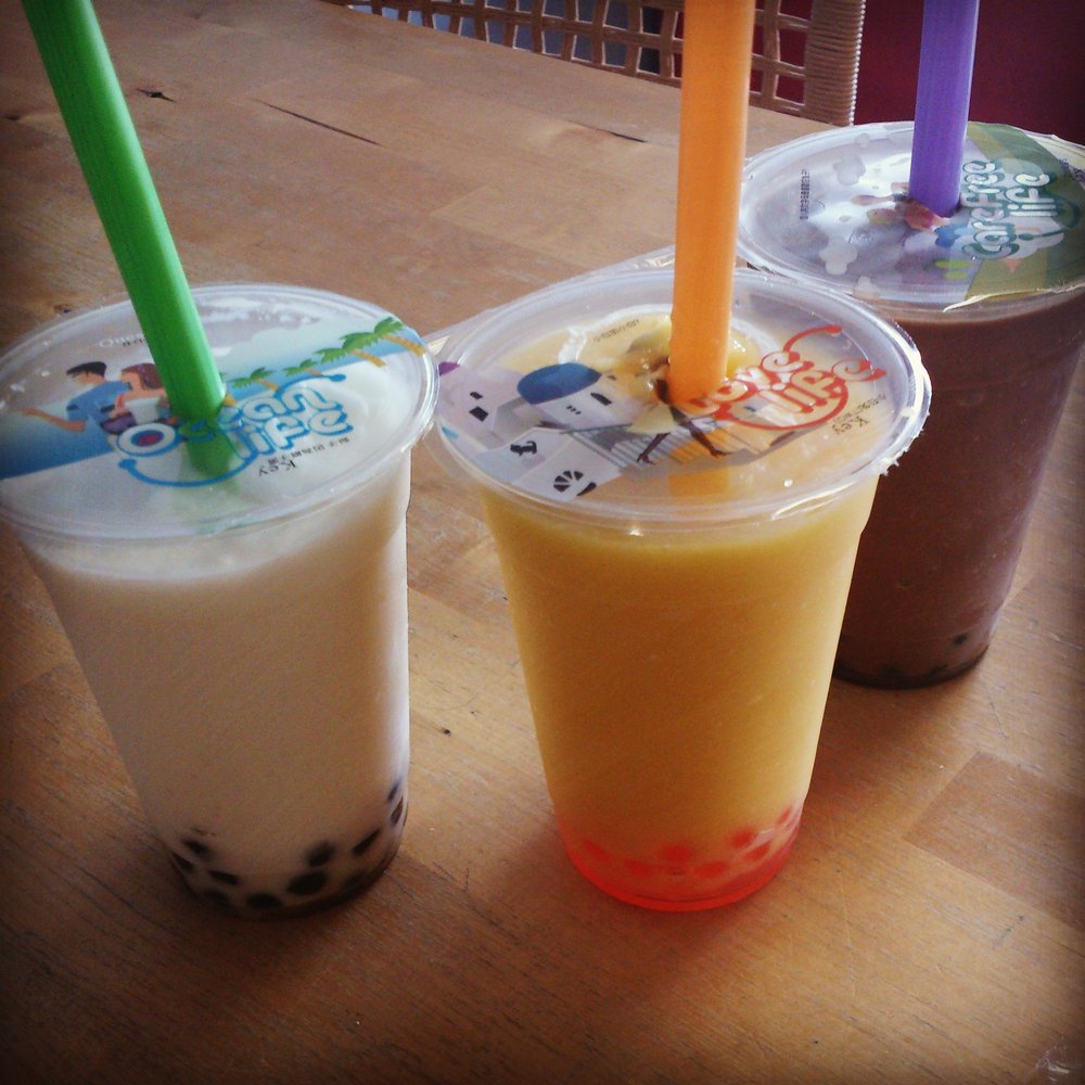 Bubble Island - Almond shake w/tapioca. Mango slush /strawberry. Caramel Turtle coffee w/tapioca. - Coffee & Tea Near Me - Houston, Texas Bubble Island - Almond shake w/tapioca. Mango slush /strawberry. Caramel Turtle coffee w/tapioca. - Coffee & Tea Near Me - Houston, Texas