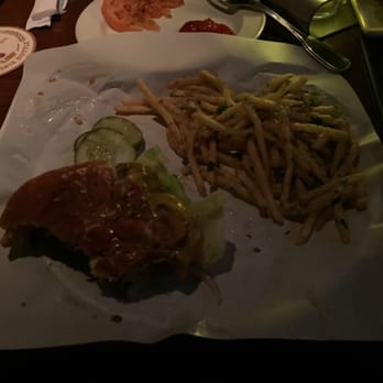 Yard House - Forgot to take the picture because the burger looked so good! - New American Near Me - Denver, Colorado