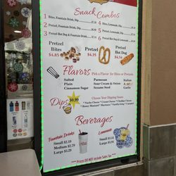 The Pretzel Twister - Menu