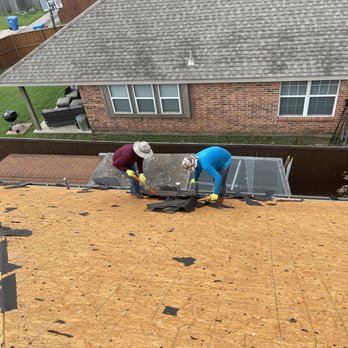 Revolver Roofing - Removal of all existing shingles and underlayment down to the raw decking. - Roofing Near Me Revolver Roofing - Removal of all existing shingles and underlayment down to the raw decking. - Roofing Near Me