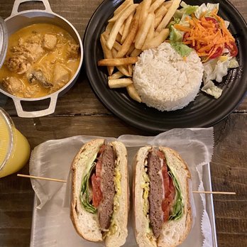 New York Pao De Queijo - Chicken Strogonoff Plate, X Salada Burger, Mango Juice - Brazilian Near Me - Astoria, New York New York Pao De Queijo - Chicken Strogonoff Plate, X Salada Burger, Mango Juice - Brazilian Near Me - Astoria, New York