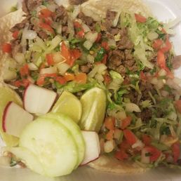 Two Carne Asada Tacos