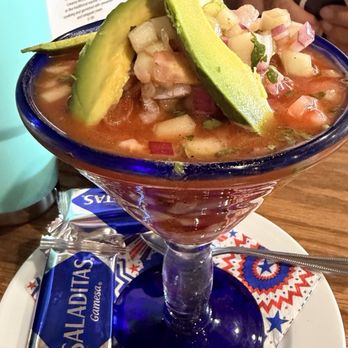 Mosaic Cafe Dos - Shrimp cerviche- I think it was $15 or maybe 16. - Mexican Near Me - Tucson, Arizona Mosaic Cafe Dos - Shrimp cerviche- I think it was $15 or maybe 16. - Mexican Near Me - Tucson, Arizona