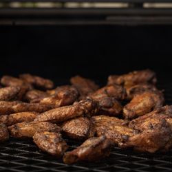 Slab Daddy Craft BBQ - Smoked Wings: Special request for events.