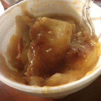 Rudy's - Peach cobbler - Barbeque Near Me - San Antonio, Texas