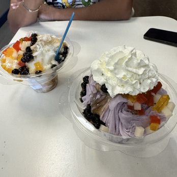 Taiwan Ice - Taro Snow Ice Cream rainbow jelly boba whipped cream Lychee Slush - Ice Cream & Frozen Yogurt Near Me - North Miami Beach, Florida Taiwan Ice - Taro Snow Ice Cream rainbow jelly boba whipped cream Lychee Slush - Ice Cream & Frozen Yogurt Near Me - North Miami Beach, Florida