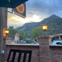 Views from the outdoor dining