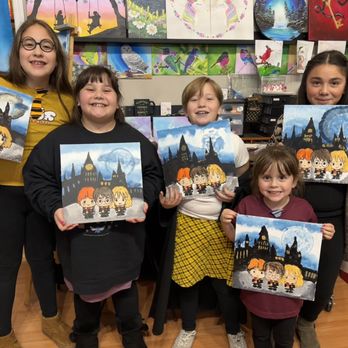 Paint’n With Friends - Final portraits - Paint & Sip Near Me - Gilroy, California Paint’n With Friends - Final portraits - Paint & Sip Near Me - Gilroy, California