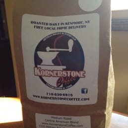 a bag of kornerstone coffee