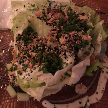 Lost & Found - Wedge salad with everything seasoning. I don't normally do wedge salads but this was a treat! - New American Near Me - Albany, New York