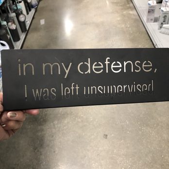 At Home - This is true. They know better than to leave me in a store like this unsupervised!! So much cool items to buy!! - Home Decor Near Me - Ellenton, Florida