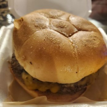 Chopperz Roadside Grill - a hamburger in a styrofoam container - Food Trucks Near Me - Las Vegas, Nevada Chopperz Roadside Grill - a hamburger in a styrofoam container - Food Trucks Near Me - Las Vegas, Nevada