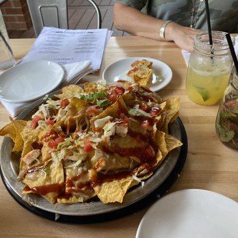 Oceans & Ale - BBQ Chicken Nachos - Seafood Near Me - Williamsburg, Virginia Oceans & Ale - BBQ Chicken Nachos - Seafood Near Me - Williamsburg, Virginia