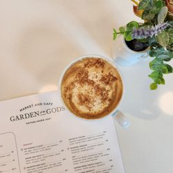 Garden of the Gods Market and Cafe - Cinnamon honey oat milk latte
