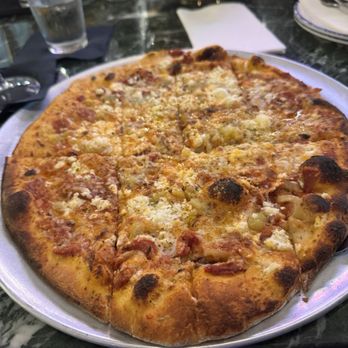 Rail Trail Flatbread - Feta bake flatbread (personal size) - so good!! - Bars Near Me - Milford, Massachusetts