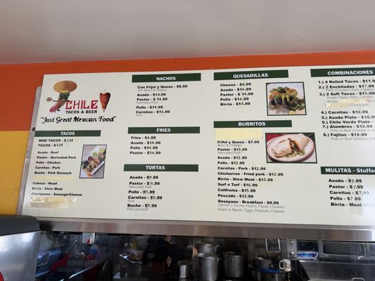 Menu photo 2 Chile Tacos And Beer San Marcos, CA Menu photo 2 Chile Tacos And Beer San Marcos, CA