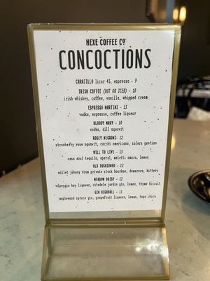 Menu photo 4 Hexe Coffee Chicago, IL