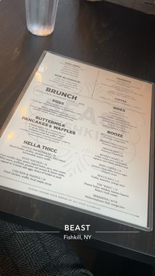 Menu photo 1 Beast Fishkill, NY