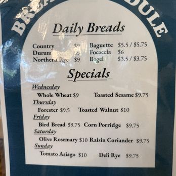 Slow Rise Bakehouse - Bread schedule - Bakeries Near Me - Forest Grove, Oregon