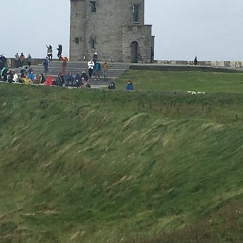 Cliffs of Moher - Small castle at the top. - Local Flavor Near Me - Liscannor, CE Cliffs of Moher - Small castle at the top. - Local Flavor Near Me - Liscannor, CE