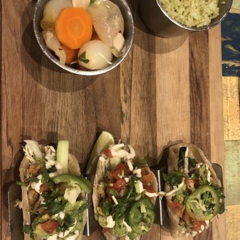 Local Lime | Rogers - Crispy Ahi tuna tacos with spicy house pickled vegetables and lime rice - Mexican Near Me - Rogers, Arkansas
