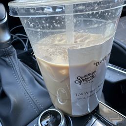 Hazelnut Iced Coffee